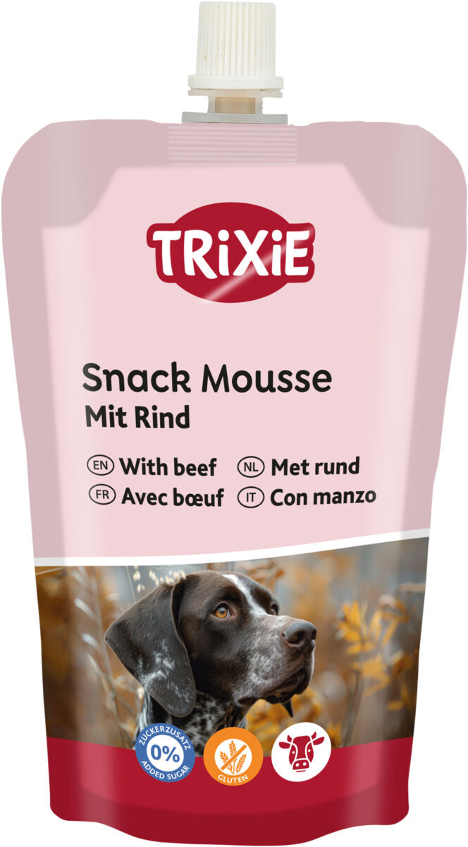 Set Schleckmatte mit Snackmousse in verschiedenen Geschmacksrichtungen