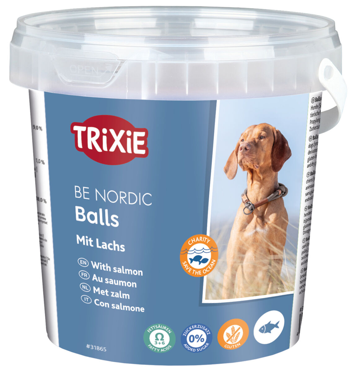 Balls mit Lachs