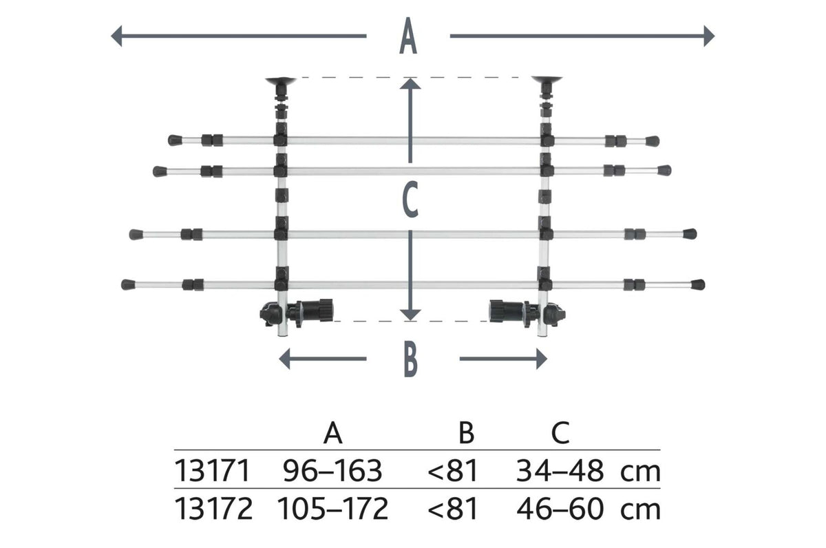 verstellbares Autogitter aus Aluminium