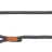 Graue Hundeleine aus geflochtenem Material mit Schlaufe und knotengestütztem Karabiner, Ledertags sind sichtbar.